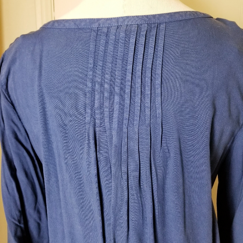 AMERICAN EAGLE L blue peasant boho crochet… - Picture 6 of 9